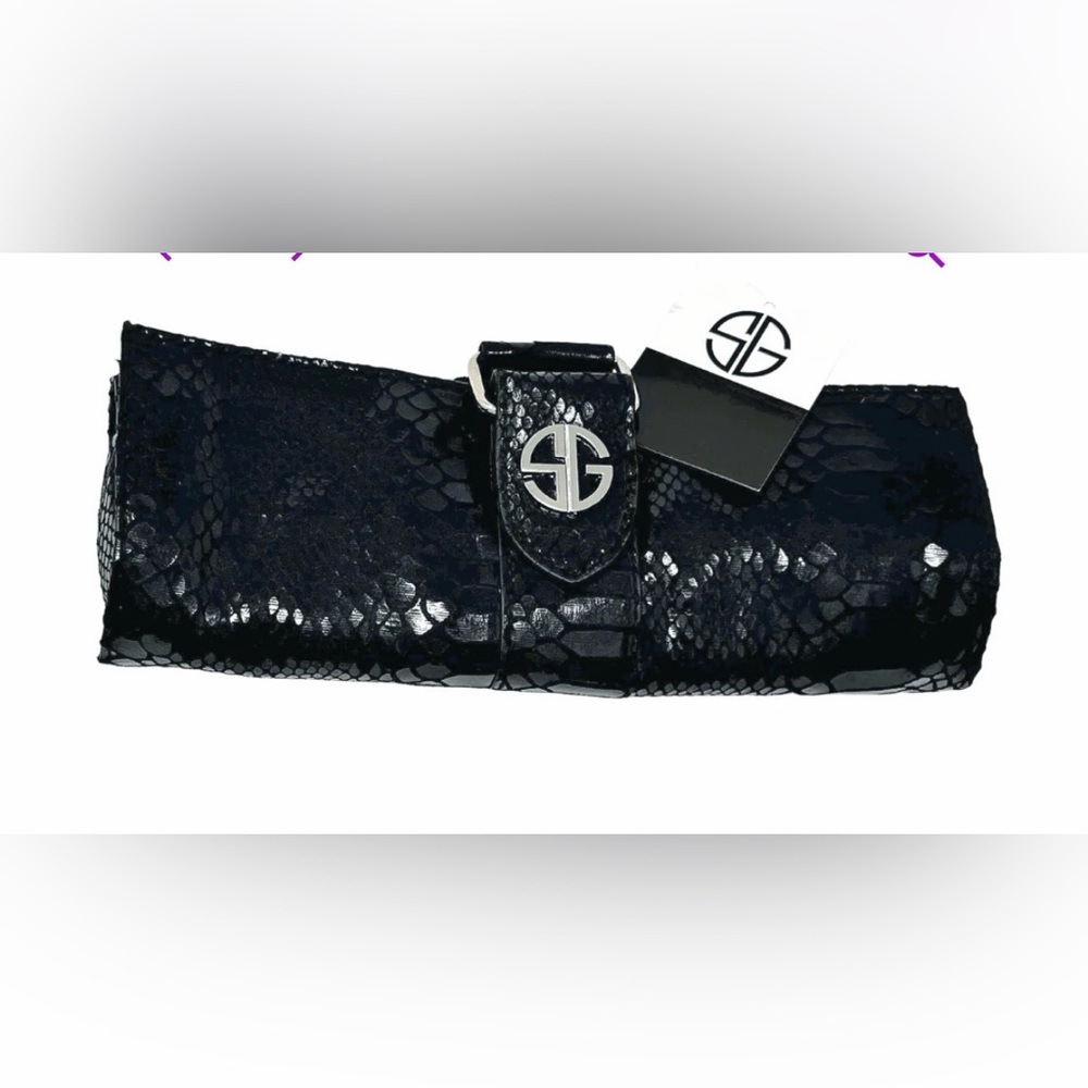 Studio Gear Black Snakeskin Brush Roll
